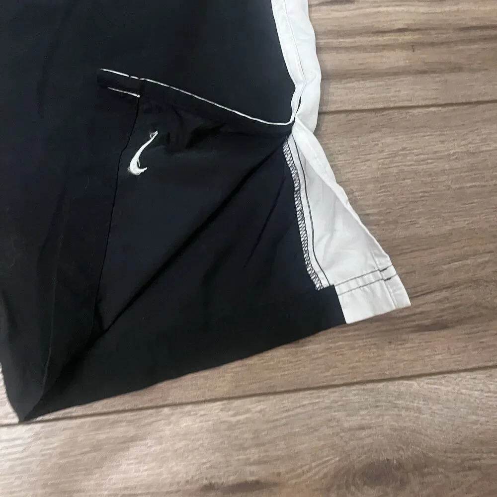 Nike Black Sweatpants with White Side Panels